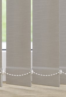 Solento (Blackout), Turtledove - Vertical Blind Slats